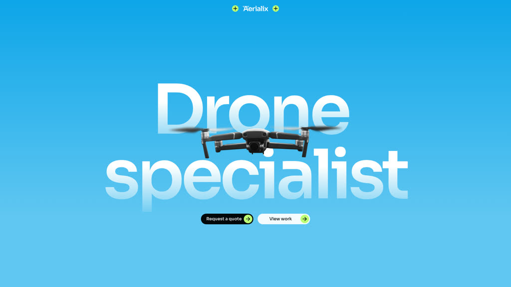 Aerialix website preview